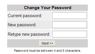 Change Password 2